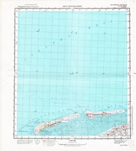 Mapas topográficos militares soviéticos rusos - TERSCHELLING OESTE (Países Bajos) 1965 - Imagen 1 de 4