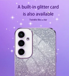 Bling Shockproof For Samsung S24 S23 Ultra S22 Plus A55 5G Glitter Case Cover - Picture 1 of 13
