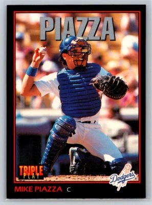 1993 Triple Play #55 Mike Piazza - Image 1 of 2