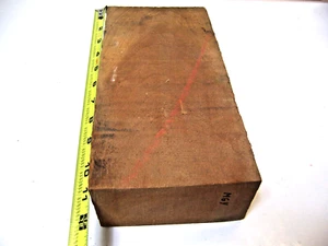 Mahogany Wood Block 11 1/4" x 5 3/4" x 3 1/4" #ul - Picture 1 of 5