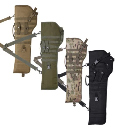Tactical Shotgun Rifle Scabbard Bag Shoulder Sling Case Holster Molle bags 29" - Image 1 of 4