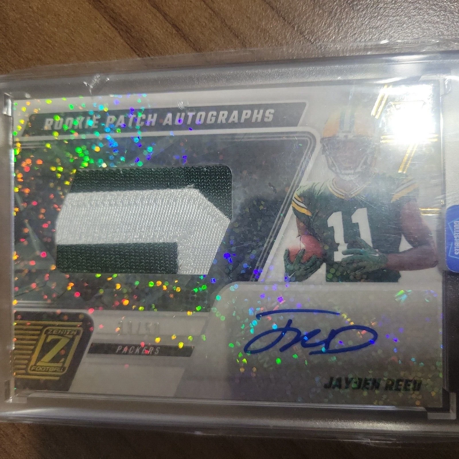 Jayden Reed 2023 Zenith #218 Rookie Patch Auto - Sparkle /50 Price ...