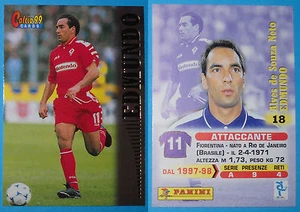 CARDS PANINI CALCIO 99 CARD N.18 - EDMUNDO - FIORENTINA - Foto 1 di 1