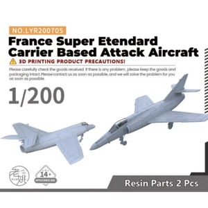 Kit Modelo Militar 1/200 Francia Super Etendard Avión de Ataque Basado en Portaaviones - Imagen 1 de 4