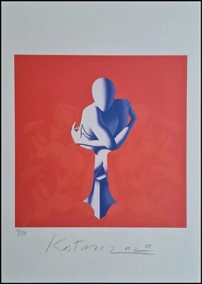 MARK KOSTABI * Untitled * 70 x 50 cm * lithograph * Kunstdruck * limited # 16/50 - Bild 1 von 4