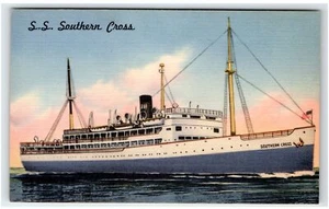 Postal - SS SOUTH CROSS P & O STEAMSHIP CO - Imagen 1 de 2