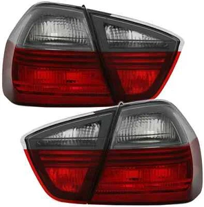 Feux Arrière Noir/Rouge à Gauche + Droite pour BMW 3er E90 Berline 2005-09/2008 - Afbeelding 1 van 2