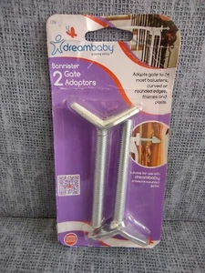 2 DREAMBABY BANNISTER PRESURE GATE ADAPTORS*FITS MOST BALUSTERS/CURVED/ROUNDED - Picture 1 of 5
