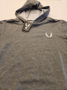 Aethetic Revolution Muscle Fit Fast Dry Gym Style Short Sleeve Hoodie XL New - Picture 1 of 5