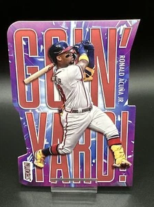 Ronald Acuna Jr. RED FOIL SP Goin' Yard #GY-8 2023 Topps Stadium Club Die-Cut - Picture 1 of 2