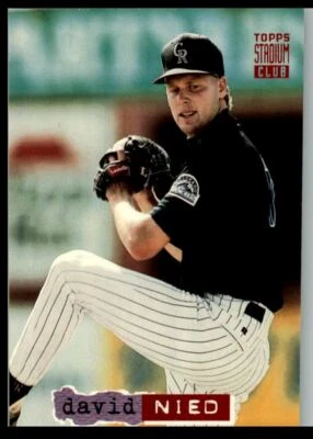 1994 Stadium Club MLB David Nied #153 - Image 1 of 2