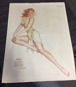 Varga Girl Pinup, Model Life, Größe 17x13, aus dem Esquire Magazin - Bild 1 von 1