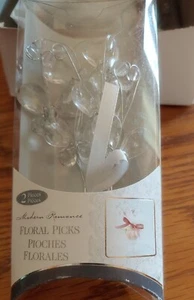 Moderno Romance Floral Selecciones Dos Mariposas Transparentes Nuevo en Paquete Conjunto de 4 Bodas - Imagen 1 de 3