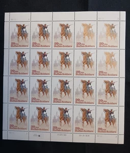 Scott #2818 Buffalo Soldiers 29c Sheet of 20 Stamps - Picture 1 of 2