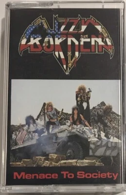 Lizzy Borden – Menace To Society Cassette 1986 Metal Blade - 4XT-73224 - Image 1 of 2