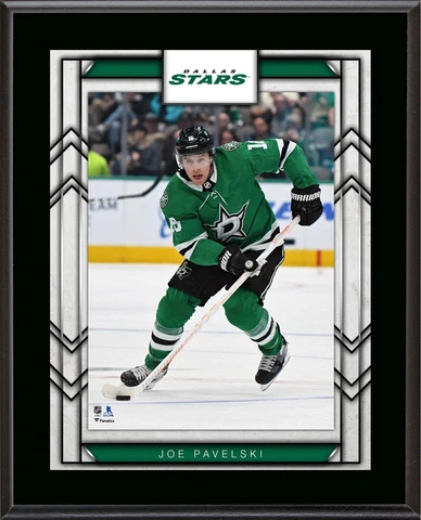 Joe Pavelski Dallas Stars 10.5" x 13" Sublimated Player Plaque Cover