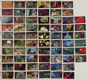 Spider-Man Sticker Card Set 66 Sticker Cards Panini 1996 - Picture 1 of 3