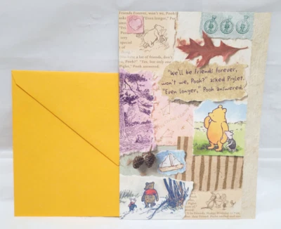 Hallmark Greeting Card- Happy Birthday Friend - Winnie the Pooh - Image 1 of 4