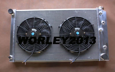 Aluminum radiator + fan for Oldsmobile Delta 88 Cutlass Tornado Custom Cruiser - Image 1 of 4