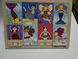 Melissa & Doug Feen und Freunde durchblicken Holzpuzzle (8 Stck.) Alter 2+ - Bild 1 von 9