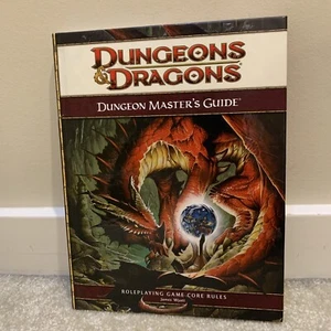 D&D Dungeon Masters Guide Hardcover Book Roleplaying Game Rules 2008 4th Edition - Picture 1 of 16