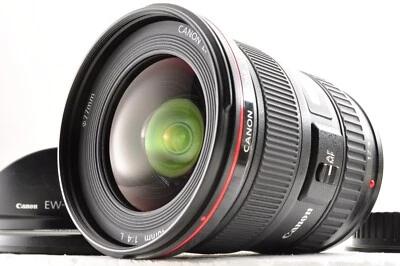 Lente zoom gran angular Canon EF 17-40mm f/4 L USM AF con capucha casi como n... - Imagen 1 de 4