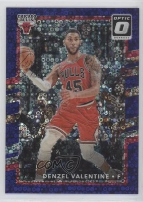 2017-18 Panini Donruss Optic Fast Break Purple Prizm /155 Denzel Valentine #24 - Image 1 of 2
