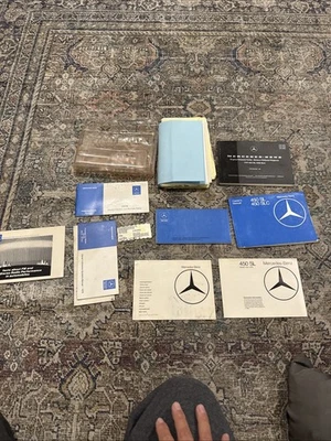 Mercedes-Benz 450SL 450SLC 1979 manual del propietario conjunto con estuche. #LA1000 Foto 1 de 4