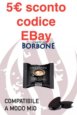 400 Capsule caffè  Borbone Don Carlo Miscela Nera compatibili a Modo Mio - Immagine 1 di 2