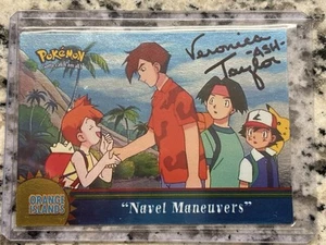 Veronica Taylor Signed Navel Maneuvers #OR10 Pokemon 2000 Topps TV Episode - Picture 1 of 1