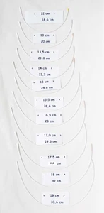 Bra Underwire Replacement For Various Sizes Metal Coated - Picture 1 of 12