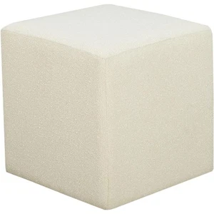 18” Warren Ottoman Square Elegant Boucle, Stationary Ottomans, Backless Chair... - Picture 1 of 4