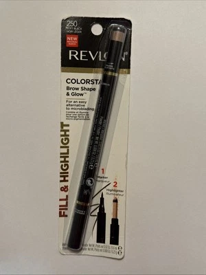 Revlon Colorstay Shape & Glow Eye Brow Marker and Highlighter #250 Soft Black - Image 1 of 3