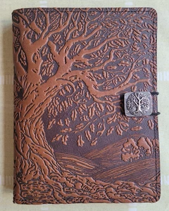 Skórzany pokrowiec Oberon Design na Kindle Paperwhite - Drzewo Życia (11. generacji) - Zdjęcie 1 z 4