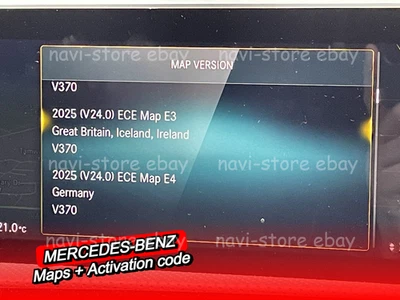 Mercedes Benz Europe Comand NTG 6 map update + activation code Europe V24 2025 - Bild 1 von 4