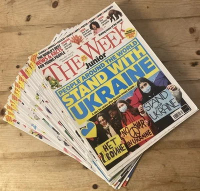 The Week Junior magazine bundle. 18 Issues AUG21-MAR22 #296-325 nr mint  - Image 1 of 4