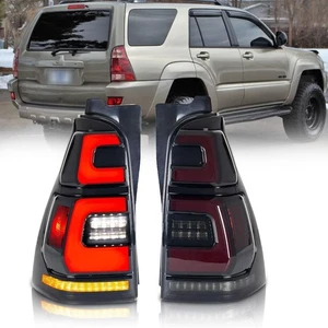 Pair Smoked LED Tail Light Lamp Dynamic Signal For Toyota 4Runner 2003-2008 2009 - Picture 1 of 9