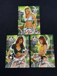 2006 World Cup Jennifer Korbin (2) and (1) Shay Lyn Autograph *TO FRANK* - Picture 1 of 2