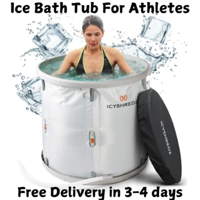 Ice Bath Tub For Athletes - 6 Layered Ice Tubs for Cold Plunge with Collapsible - Image 1 of 4