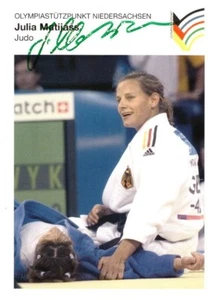 Julia Matijass Judo (3.OS 2004) Autogrammkarte (04.25) - Bild 1 von 1
