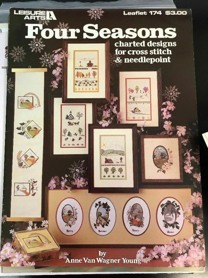 Cross Stitch Pattern Booklet:Four Seasons (Leisure Arts) - Image 1 of 1