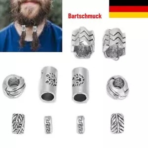 10 Stück Bartschmuck Bastelschmuck Haarschmuck Bartperlen Haarperle Vikings DE - Bild 1 von 12