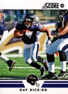 2012 Score Football  #165 - Ray Rice - Baltimore Ravens  12-109 - Picture 1 of 2