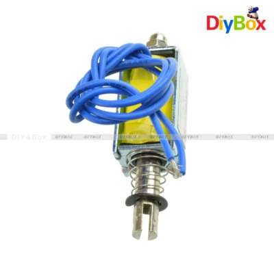 DC 12V ZYE1-0530Z Stroke Push Pull Type Open Frame 10mm Solenoid Magnet Electric - Image 1 of 4