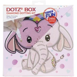 Hazlo tú mismo Diamond Dotz Baby Princesa Elefante Niños Kit de Caja Artesanal - Imagen 1 de 3
