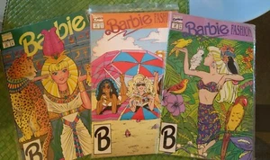 3 BARBIE Fashion Marvel Comic Books used.. great shape 1991 - Picture 1 of 7