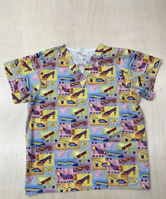 Tafford Scrub Medical Nursing Women's zise S Multi Color - Image 1 of 4