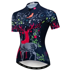 Cycling Jersey Lady Biking Shirts Bike Clothing Full Zip Bicycle with Pockets - Picture 1 of 16