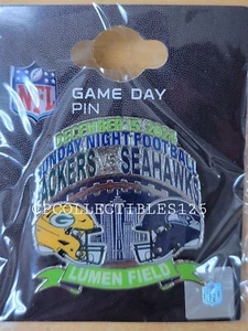 SEATTLE SEAHAWKS VS Green Bay Packers Game day Pin 12/15/2024 NEW Lumen Field - Picture 1 of 1