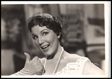 MEXICAN ACTRESS LIBERTAD LAMARQUE STUNNING PORTRAIT 1950s VINTAGE ORIG PHOTO 713